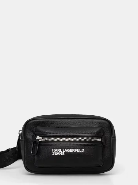 Чанта за кръст Karl Lagerfeld Jeans черно