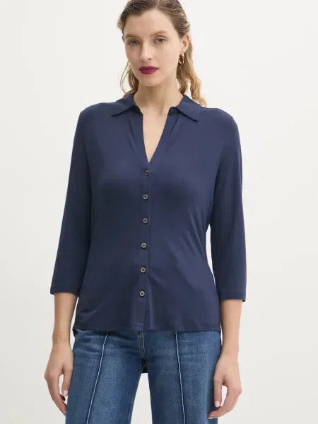 Marc O'Polo camasa femei marin cu guler clasic regular albastru
