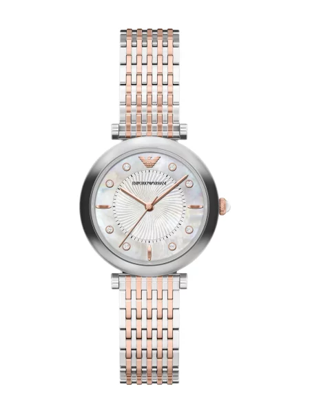 Emporio Armani Ceas analogic ARCHELIA auriu / argintiu