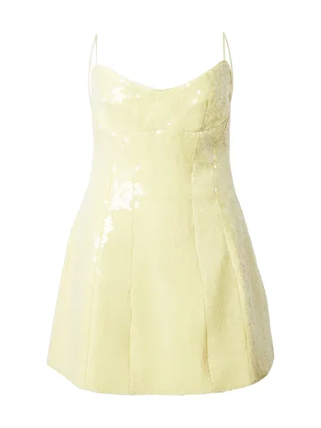 Bardot Rochie BRANCA deschis galben