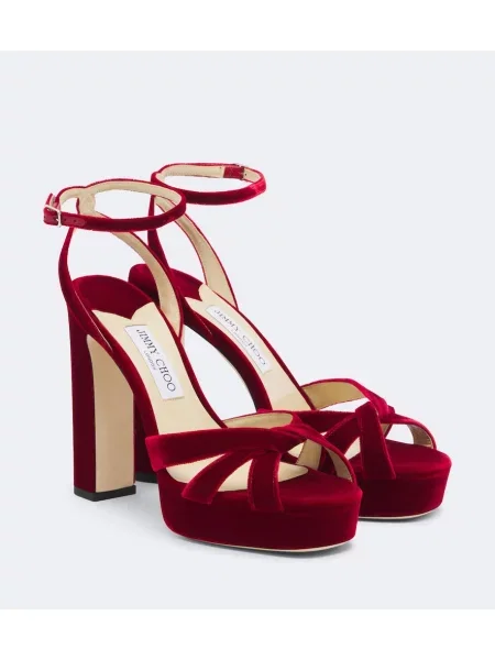 Sandále Jimmy Choo červená