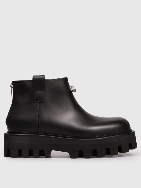 Кожаные ботинки Alexander Mcqueen черные
