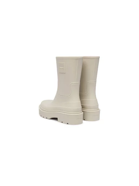 Gumene čizme Calvin Klein Rainboot Rubber Krem