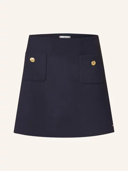 Tommy Hilfiger Sukně Punto Short tmavě modrá