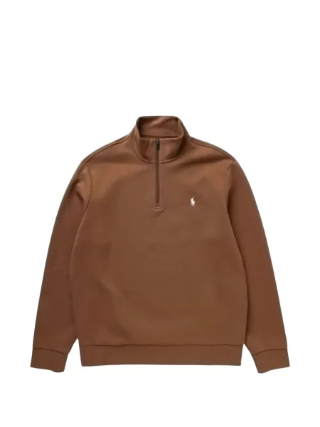 Pulover Polo Ralph Lauren cu broderie maro