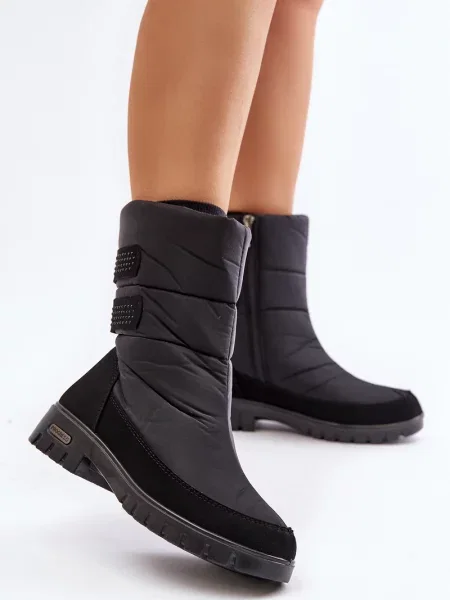 Зимни обувки за сняг Boto черно