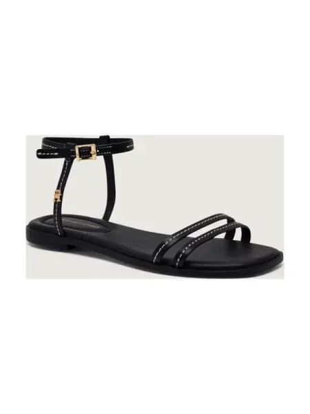 Tommy Hilfiger De piele sandale negru