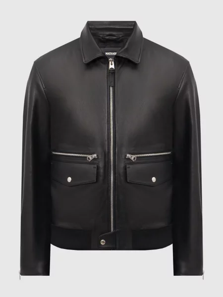 Кожаная куртка Mackage черная