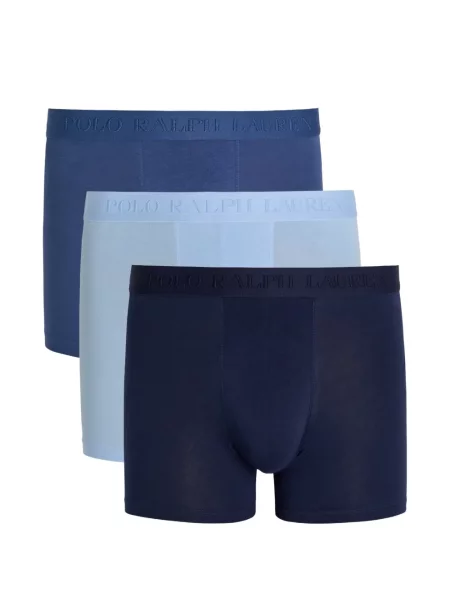 Chiloți multipac Polo Ralph Lauren cu autograf albastru