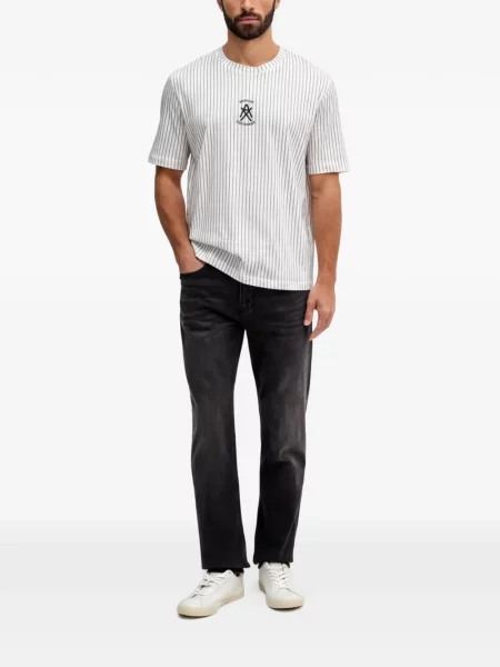Tricou Armani Exchange cu imagine alb