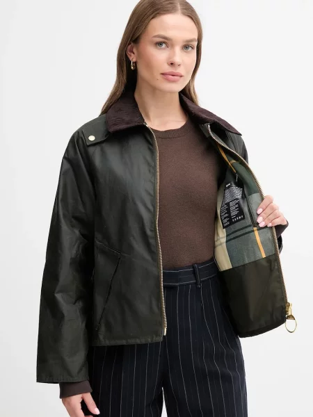 Barbour rövid dzseki női ARLENE zöld