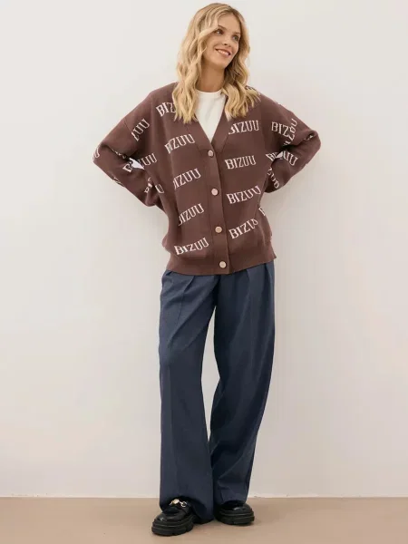 Кардиган Bizuu коричневый