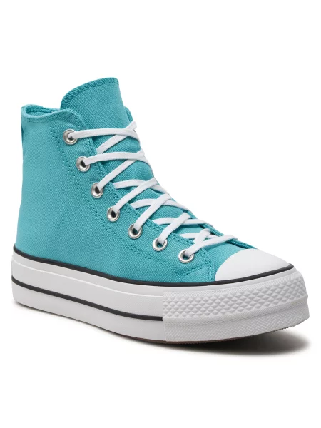 Кеды Converse на платформе белые