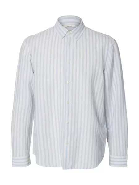 SELECTED Košile SLHREGCLAY modrá bílá