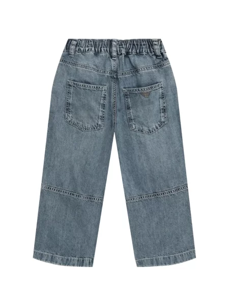 Jeansy dziecięce Emporio Armani niebieskie