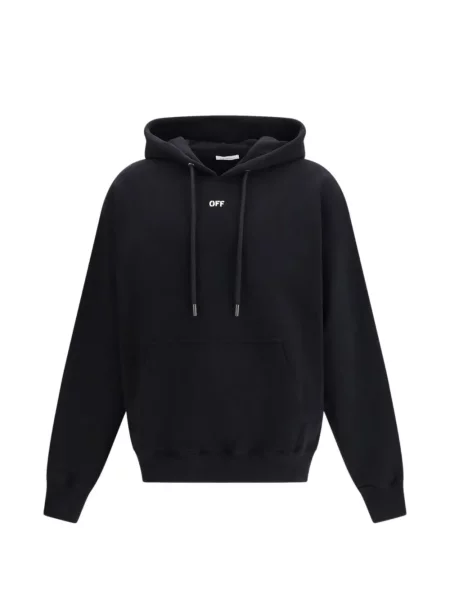 Суичър с качулка Off-white бяло