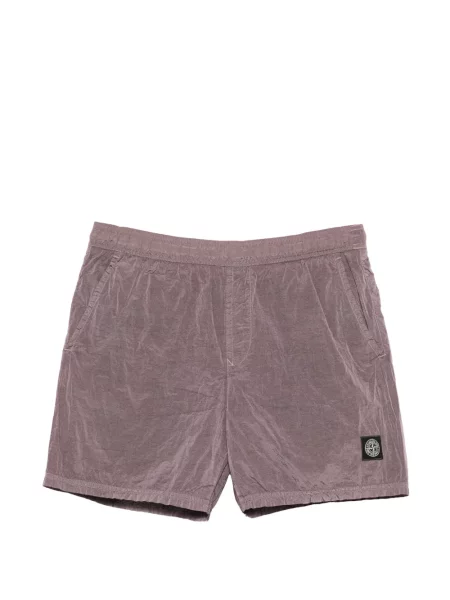Slip de baie Stone Island cu strasuri violet