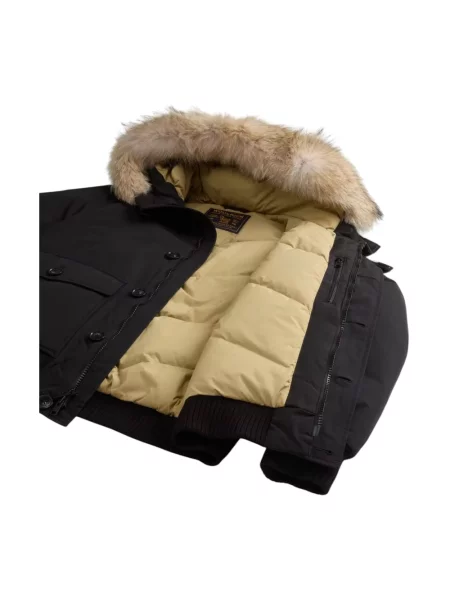 Kurtka bomber Woolrich polarowy czarny