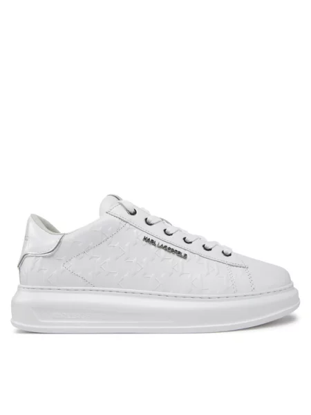 Sneakersy KARL LAGERFELD białe