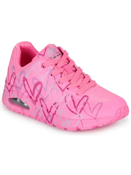 Pantofi Skechers roz
