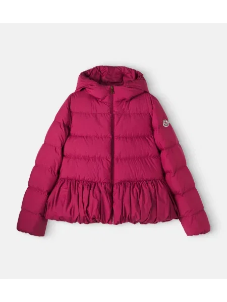 Gyerek pehelydzseki Moncler Enfant rózsaszín