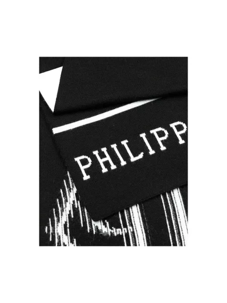 Dlhý šál Philipp Plein Sport čierna