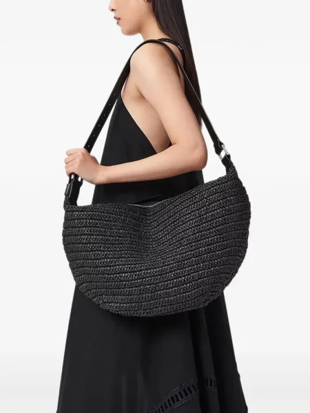Geantă Allsaints din piele negru