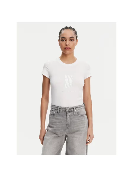Armani Exchange Majica kratkih rukava bijela