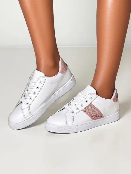 Sneakerși Resti alb
