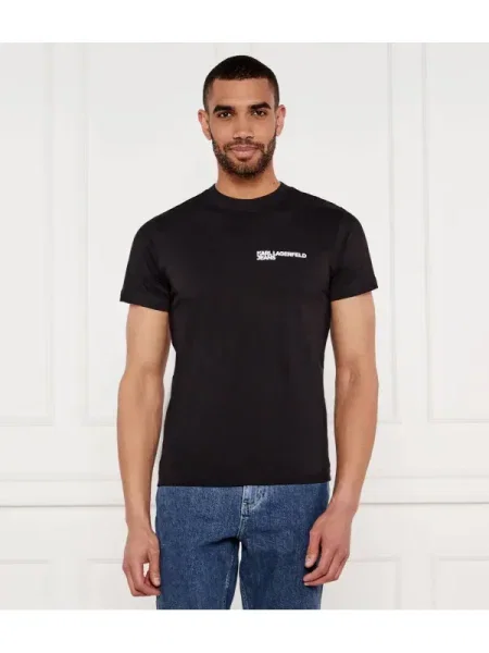 Karl Lagerfeld Jeans Tricou | Slim Fit negru