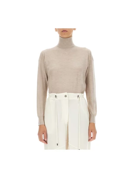 Sweter z golfem Tom Ford do golfa beżowy