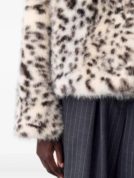 Jakna Claudie Pierlot s printom s leopard uzorkom