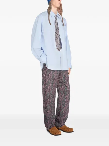 Cămașă Dries Van Noten albastru