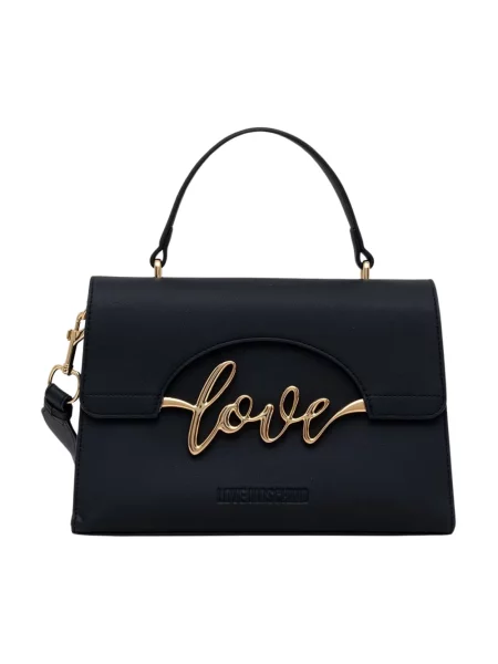 Love Moschino torebka crossbody z imitacji skóry czarna