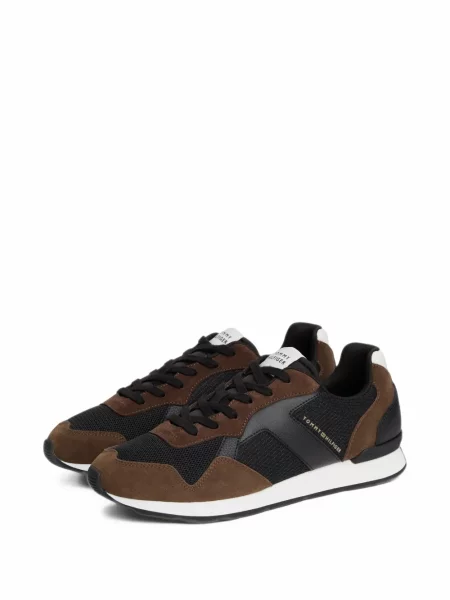 Sneakerși Tommy Hilfiger maro