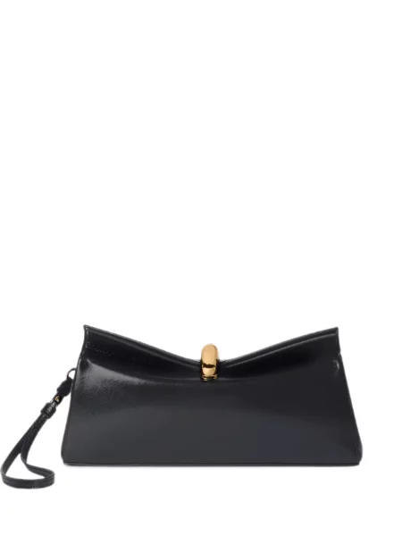 Geantă plic Jacquemus din piele negru