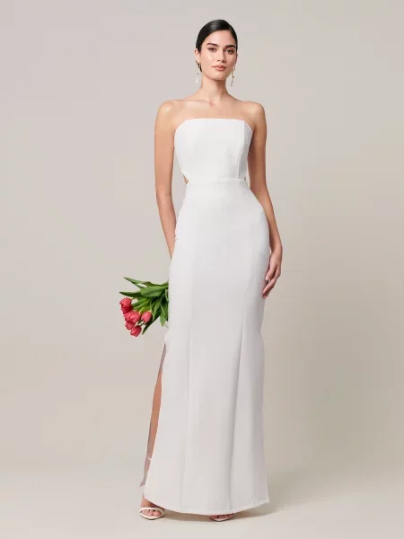Willa Rochie de seară Marla' alb