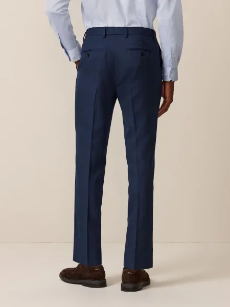 Next Pantaloni cu dungă bleumarin