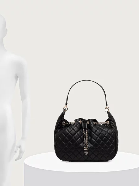 Кожаная сумка Guess