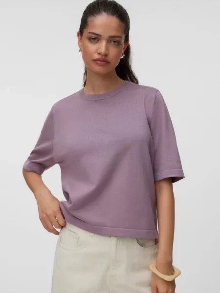 VERO MODA Πουλόβερ VMSILJE λεβάντα