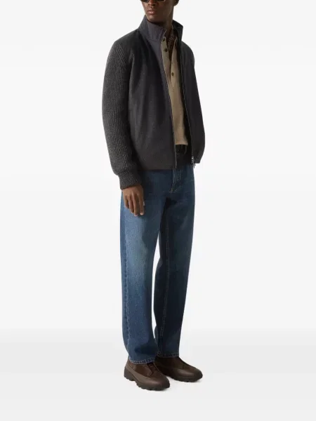 Cardigan Zegna din cașmir gri