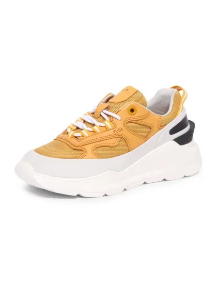Sneakersy D.a.t.e. żółte