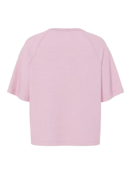 PIECES Pulover deschis roz