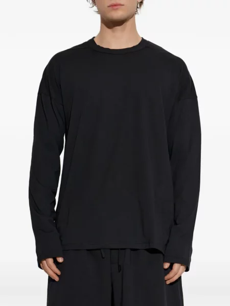 Lung tricou Nike cu cordon cu imagine negru