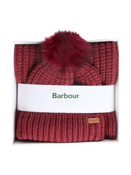 Czapka Barbour czerwona