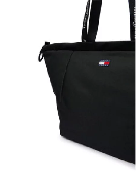 Tommy Jeans Shopper táska ESS DAILY' fekete