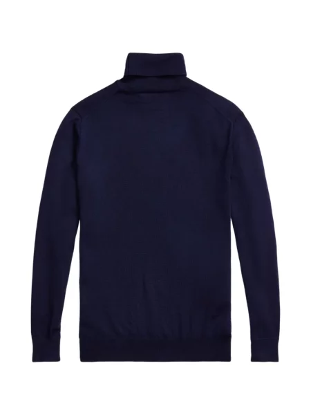 Tricou polo Polo Ralph Lauren cu glugă cu blană cu broderie roșu
