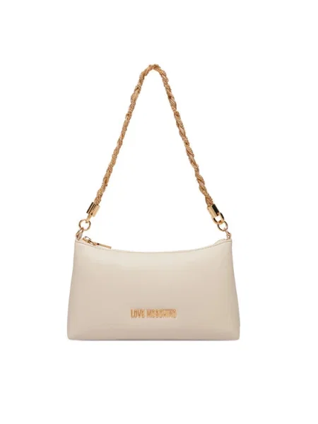 Geantă LOVE MOSCHINO Écru bej