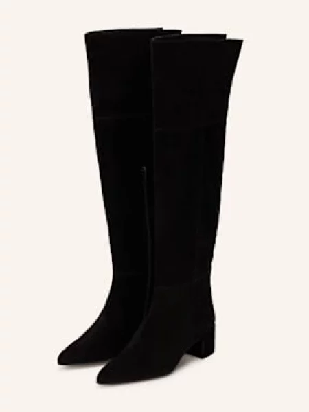 Högl Overknee Kozačky černá