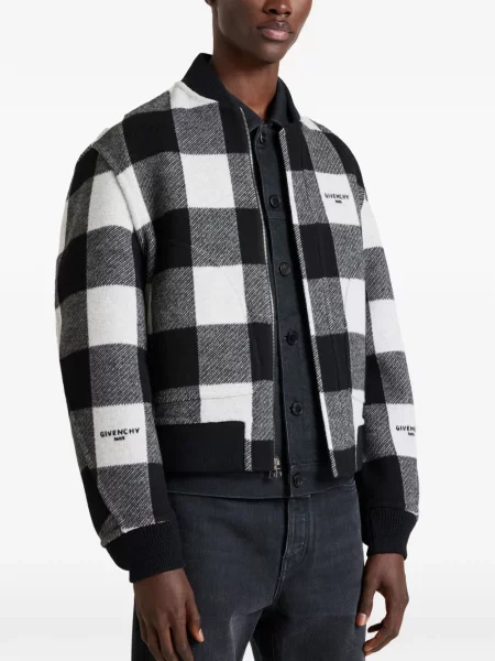 Reversibil geacă bomber Givenchy de lână negru